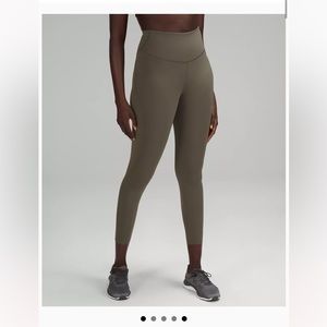 Base Pace High Ride Running Tight 25” Army Green